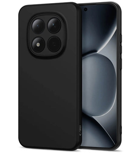 Силиконов Калъф за Xiaomi Redmi Note 15 Pro 5G, Tech-Protect Icon Soft Case, Черен