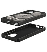 MagSafe Противоударен Калъф за Samsung S26 Ultra, UAG Monarch Pro Carbon Fiber Case Tiatanium, Сив (7)