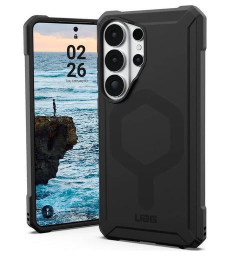 MagSafe Противоударен Калъф за Samsung S26 Ultra, UAG Essential Armor Case, Черен (3)