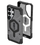Magsafe Противоударен Калъф за Samsung S26 Ultra, UAG Pathfinder Clear Case Ash/Black, Черен (6)