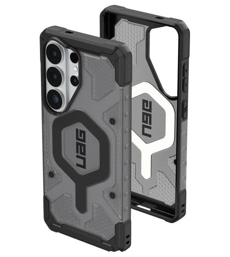 Magsafe Противоударен Калъф за Samsung S26 Ultra, UAG Pathfinder Clear Case Ash/Black, Черен (6)