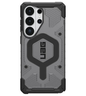 Magsafe Противоударен Калъф за Samsung S26 Ultra, UAG Pathfinder Clear Case Ash/Black, Черен