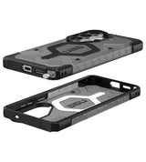 Magsafe Противоударен Калъф за Samsung S26 Ultra, UAG Pathfinder Clear Case Ash/Black, Черен (7)