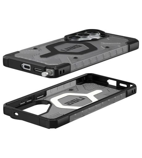 Magsafe Противоударен Калъф за Samsung S26 Ultra, UAG Pathfinder Clear Case Ash/Black, Черен (7)