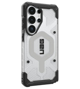 Magsafe Противоударен Калъф за Samsung S26 Ultra, UAG Pathfinder Clear Case Ice/Silver, Сив (2)