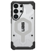 Magsafe Противоударен Калъф за Samsung S26 Ultra, UAG Pathfinder Clear Case Ice/Silver, Сив