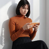 Magsafe Силиконов Калъф за iPhone 17 Pro, Crong Color Cover Magnetic Case, Оранжев (3)