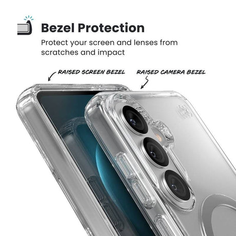 Magsafe Калъф за Samsung S26, Speck Presidio Perfect-Clear Magnet Case, Прозрачен (8)