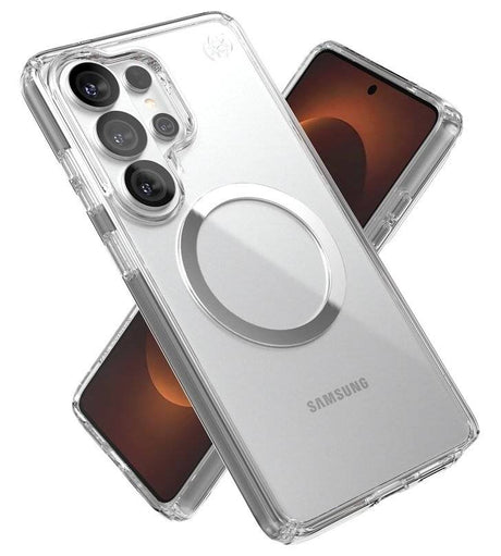 Magsafe Калъф за Samsung S26 Ultra, Speck Presidio Perfect-Clear Magnet Case, Прозрачен (4)