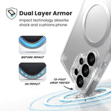 Magsafe Калъф за Samsung S26 Ultra, Speck Presidio Perfect-Clear Magnet Case, Прозрачен (7)