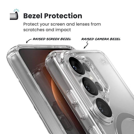 Magsafe Калъф за Samsung S26 Ultra, Speck Presidio Perfect-Clear Magnet Case, Прозрачен (8)