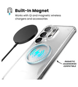 Magsafe Калъф за Samsung S26 Ultra, Speck Presidio Perfect-Clear Magnet Case, Прозрачен (5)