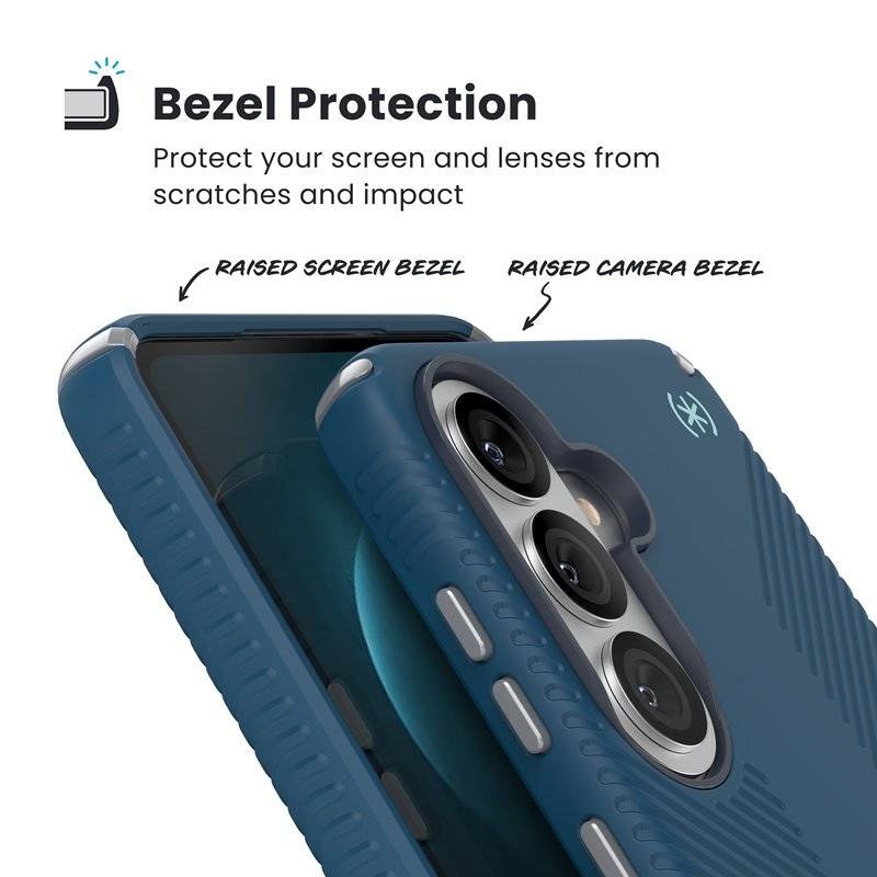 Magsafe Калъф за Samsung S26 Plus, Speck Presidio2 Grip Magnet Case, Син (7)