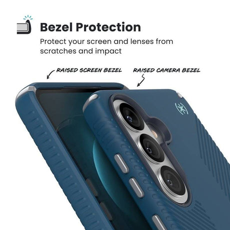 Magsafe Калъф за Samsung S26 Plus, Speck Presidio2 Grip Magnet Case, Син (7)