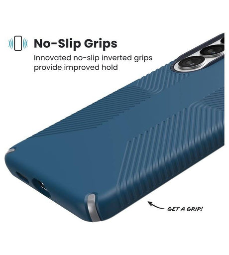 Magsafe Калъф за Samsung S26, Speck Presidio2 Grip Magnet Case, Син (6)