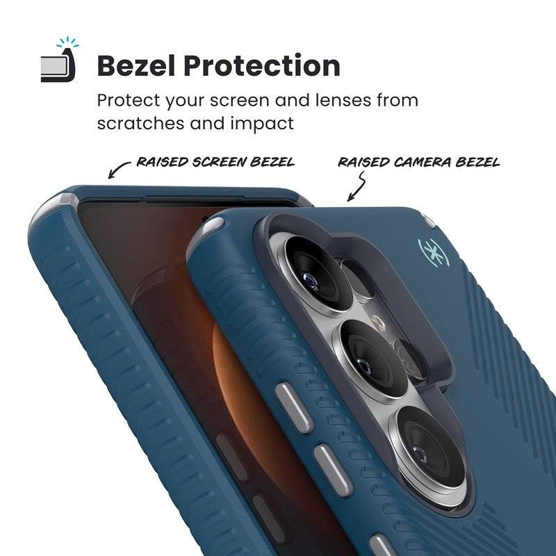 Magsafe Калъф за Samsung S26 Ultra, Speck Presidio2 Grip Magnet Case, Син (7)
