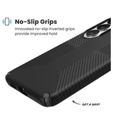Magsafe Калъф за Samsung S26, Speck Presidio2 Grip Magnet Case, Черен (6)