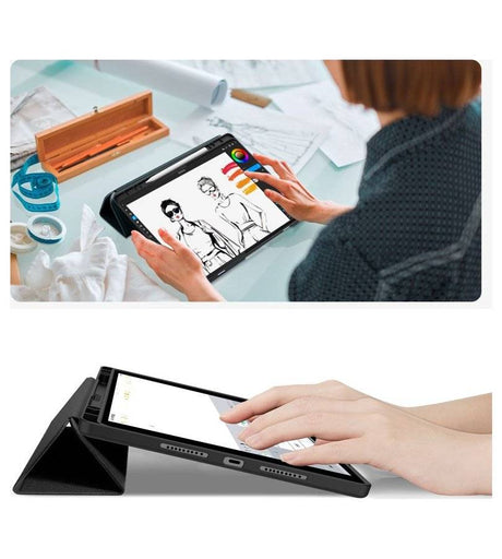 Калъф за Lenovo Idea Tab Plus 12.1 TB-361, Tech-Protect SC Pen Case, Черен (9)