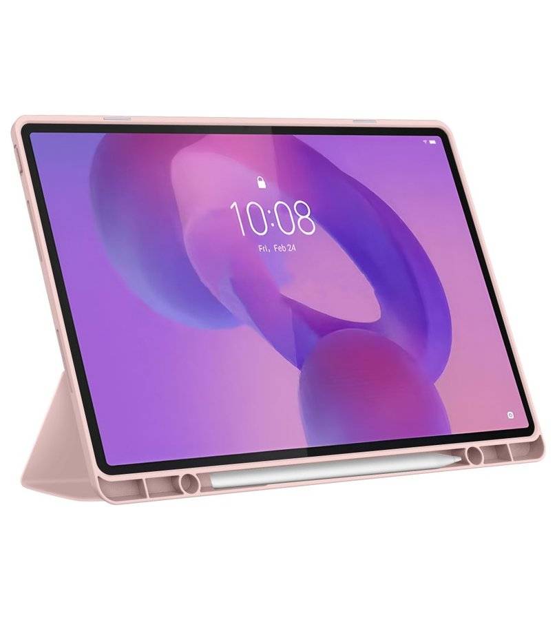 Калъф за Lenovo Idea Tab Plus 12.1 TB-361, Tech-Protect SC Pen Case, Розов (4)
