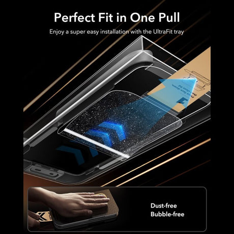 Протектор за Samsung S26 Ultra, ESR Ultrafit Armorite Pro Glass, Прозрачен (4)