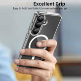 Magsafe Калъф за Samsung S26 Plus, Tech-Protect Hybrid FlexAir Clear Case, Прозрачен (7)
