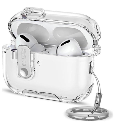 Калъф за Apple AirPods Pro 3, Tech-Protect Bounce Pro Case, Прозрачен