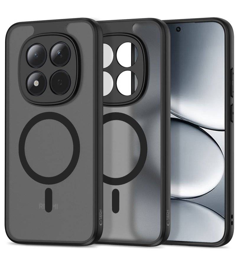 Magsafe Калъф за Xiaomi Redmi Note 15 Pro 5G, Tech-Protect MagMat Case, Черен