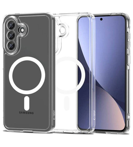 Magsafe Калъф за Samsung A57, Tech-Protect Hybrid FlexAir Clear Case, Прозрачен