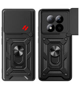 Калъф с Предпазител за Камера и Стойка за Xiaomi Redmi Note 15 Pro Plus 5G, Tech-Protect CamShield Pro Case, Черен (2)