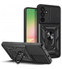 Калъф с Предпазител за Камера и Стойка за Samsung A37, Tech-Protect CamShield Pro Case, Черен