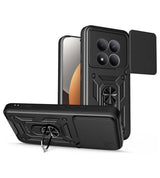 Калъф с Предпазител за Камера и Стойка за Xiaomi Redmi Note 15 Pro 5G, Tech-Protect CamShield Pro Case, Черен