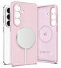 Magsafe Калъф за Samsung S26 Plus, Tech-Protect Silicone Case, Розов