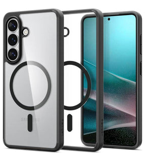 Magsafe Калъф за Samsung S26, Spigen Ultra Hybrid Case, Черен