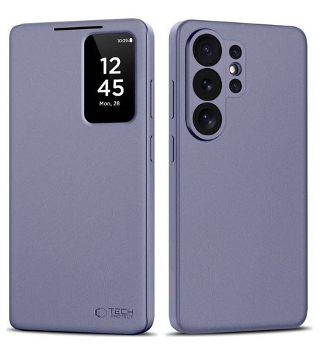Активен Калъф за Samsung S26 Ultra, Tech-Protect Smart Wallet Book Case, Лилав