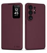 Активен Калъф за Samsung S26 Ultra, Tech-Protect Smart Wallet Book Case, Бордо