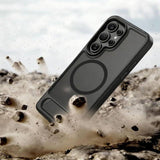 Magsafe Калъф с Поставка за Samsung S26 Ultra, Tech-Protect Magrack Case, Черен (8)
