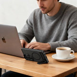 Magsafe Калъф с Поставка за Samsung S26 Ultra, Tech-Protect Magrack Case, Черен (5)