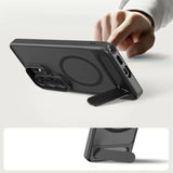 Magsafe Калъф с Поставка за Samsung S26 Ultra, Tech-Protect Magrack Case, Черен (4)