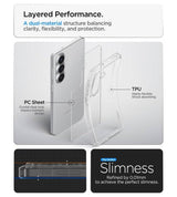 Противоударен Хибриден Калъф за Samsung S26 Plus, Spigen Ultra Hybrid Case, Прозрачен (6)
