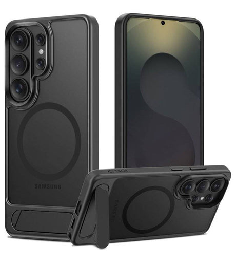 Magsafe Калъф с Поставка за Samsung S26 Ultra, Tech-Protect Magrack Case, Черен