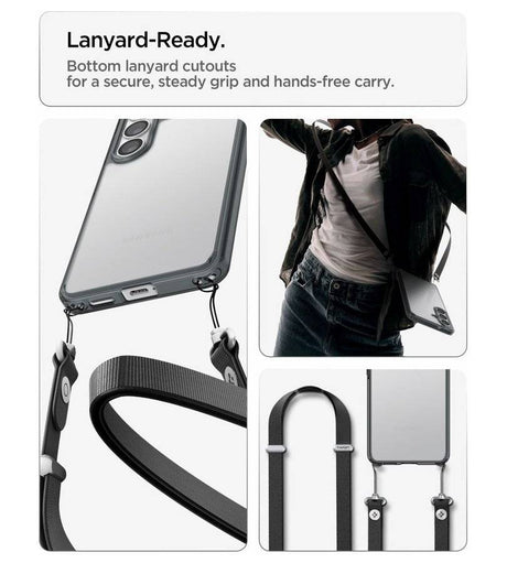 Противоударен Хибриден Калъф за Samsung S26 Plus, Spigen Ultra Hybrid Case, Черен (9)