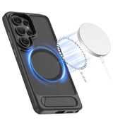 Magsafe Калъф с Поставка за Samsung S26 Ultra, Tech-Protect Magrack Case, Черен (2)
