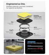 Magsafe Противоударен Калъф за Samsung S26 Plus, Spigen Tough Armor Case, Черен (12)