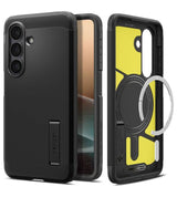 Magsafe Противоударен Калъф за Samsung S26 Plus, Spigen Tough Armor Case, Черен (2)