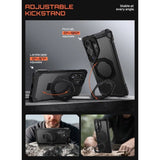 Magsafe Калъф за Samsung S26 Ultra, Supcase UB Grip Mag Aramid Case, Черен (4)
