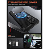 Magsafe Калъф за Samsung S26 Ultra, Supcase UB Grip Mag Aramid Case, Черен (3)