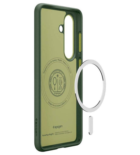 Magsafe Калъф за Samsung S26, Spigen Nano Pop Case, Зелен (5)