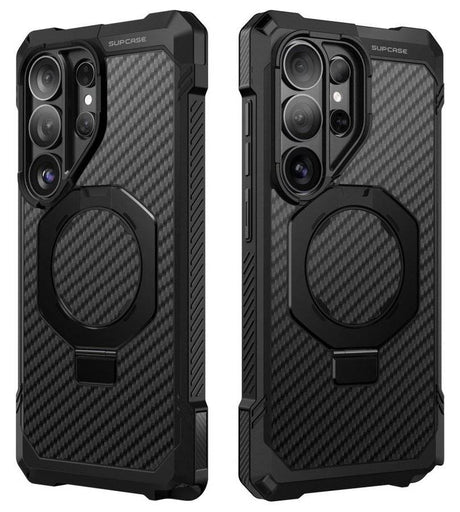 Magsafe Калъф за Samsung S26 Ultra, Supcase UB Grip Mag Aramid Case, Черен (2)