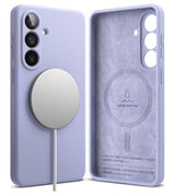 Magsafe Калъф за Samsung S26 Plus, Ringke Silicone Magnetic Case, Лилав (2)