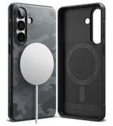 Magsafe Противоударен Калъф за Samsung S26, Ringke Onyx Magnetic Camo Case, Черен (2)